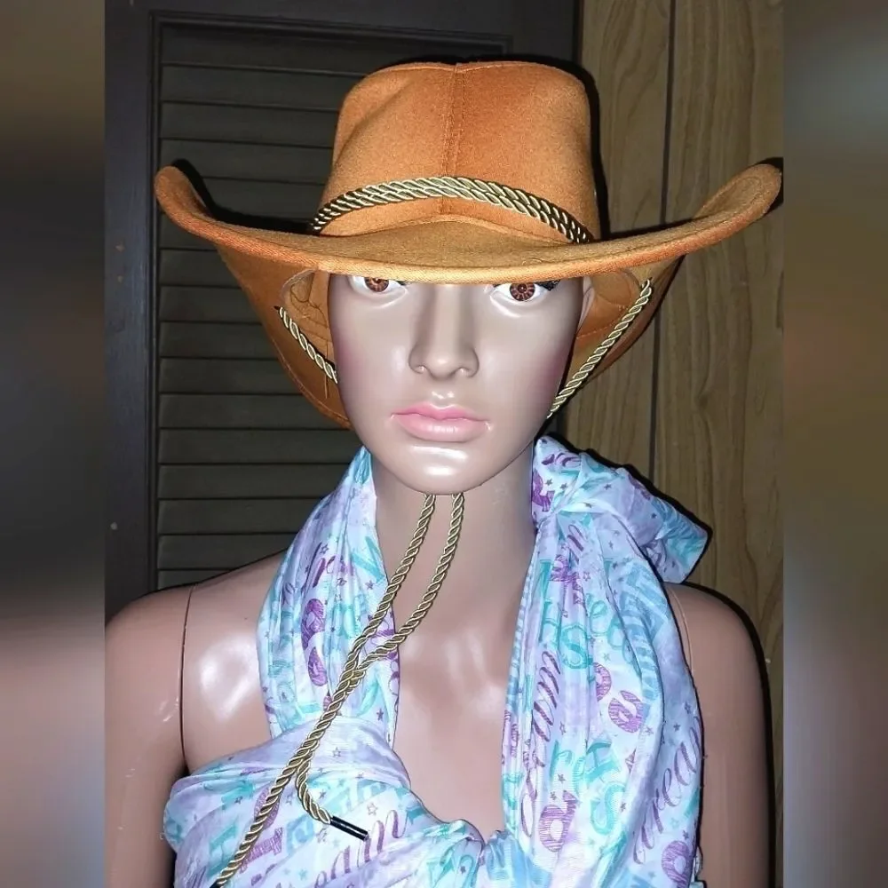 Vintage western style outdoor cowboy hat - Picture 4 of 9